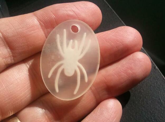 Spider in "Amber" in Tan Fine Detail Plastic
