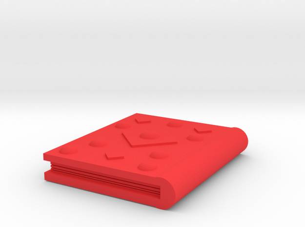 Book Accessory  in Red Processed Versatile Plastic