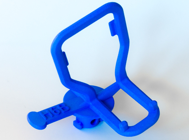 Panohero Bracket-H6B for Hero 5/6/7 in Blue Processed Versatile Plastic