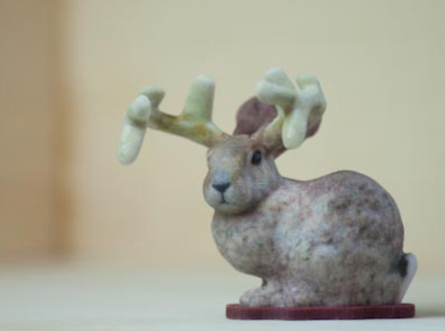 Stanford Buck Rabbit in Full Color Sandstone