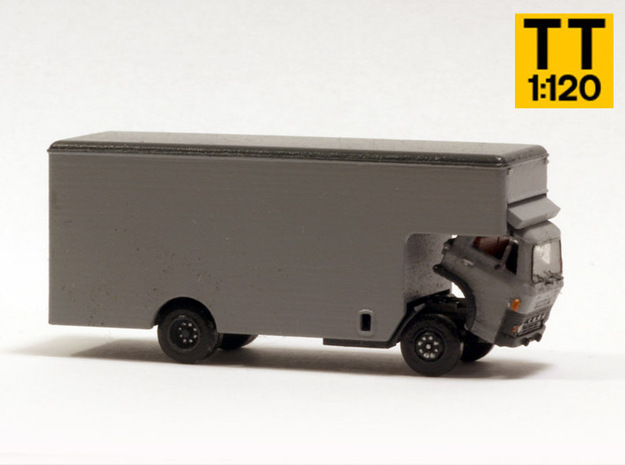 Ford D series moving truck TT scale in Clear Ultra Fine Detail Plastic