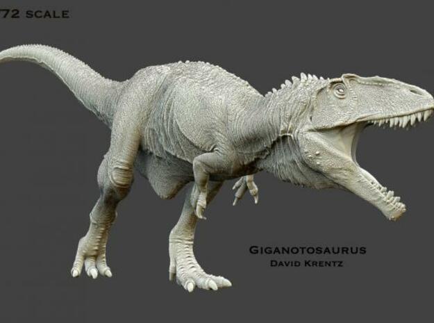 Giganotosaurus 1/172 Krentz v2 in White Natural Versatile Plastic