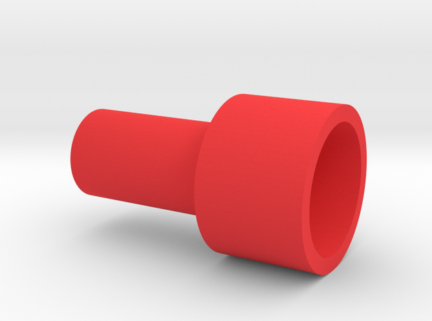 SPC inner threaded screw in Red Processed Versatile Plastic
