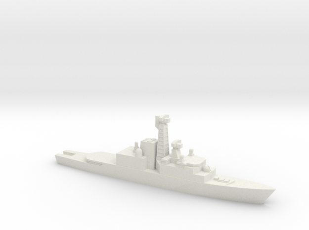 Iroquois-class destroyer (TRUMP), 1/1800 in White Natural Versatile Plastic