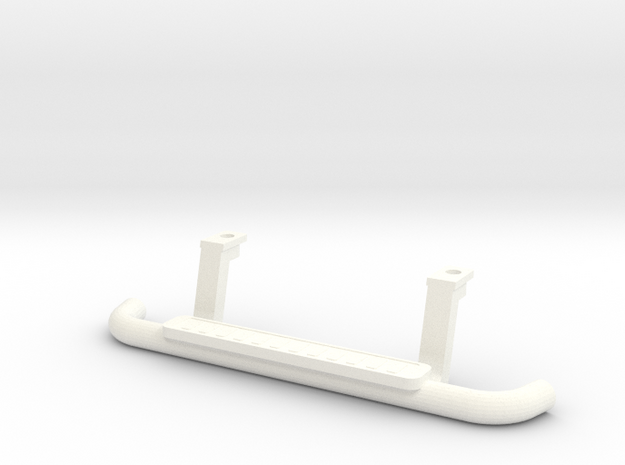Side step running board D90 Team Raffee in White Processed Versatile Plastic