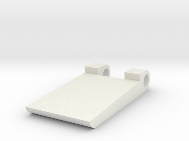 Hinge Ultimaker enclosure (1/3) in White Natural Versatile Plastic: Small