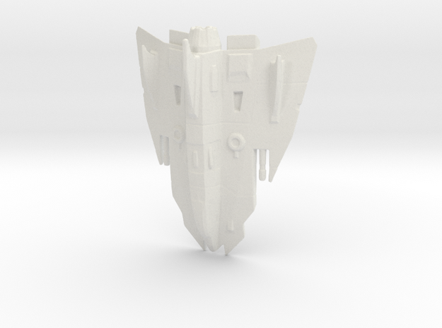Lightweight Star Fighter in White Natural Versatile Plastic: Extra Small