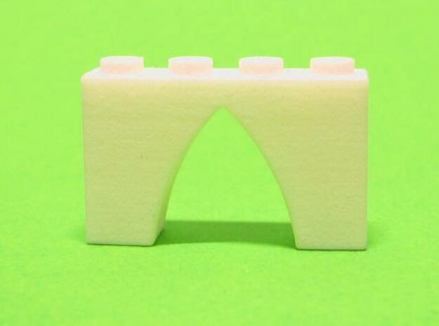 Pointed Gothic Arch 4 x 2 x 1 in White Processed Versatile Plastic
