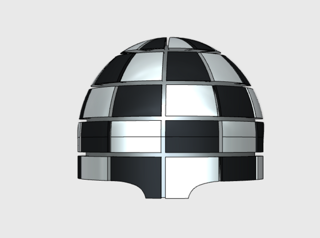 10x Checkerboard (2mm) - T:1a Terminator Shoulders in Tan Fine Detail Plastic