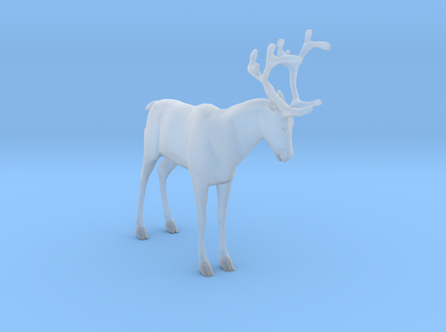 Reindeer Standing Small in Smooth Fine Detail Plastic: 1:64 - S