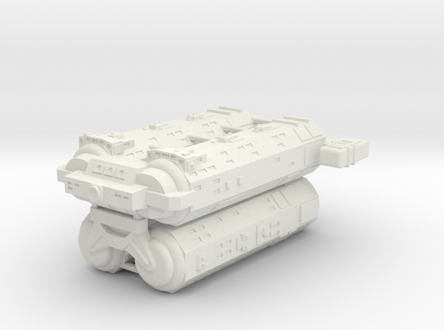 Omni Scale General Heavy Auxiliary Cruiser (Stack) in White Natural Versatile Plastic