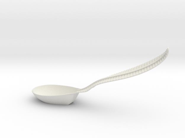 tadpoles spoon in White Natural Versatile Plastic