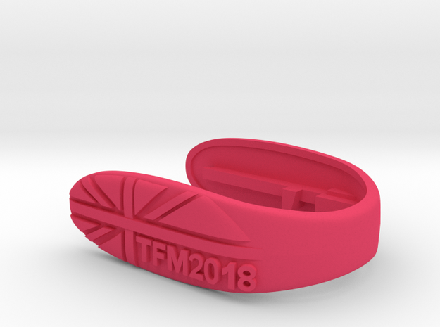 UNION TFM2018 KEY FOB  in Pink Processed Versatile Plastic
