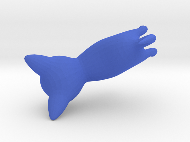 Water cat - Symbol of 2023 in Blue Processed Versatile Plastic