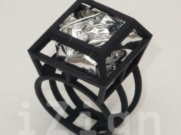 ring06 21 in Black Natural Versatile Plastic