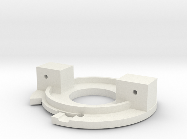 CEV headlamp lock ring in White Natural Versatile Plastic