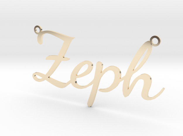Zeph necklace in 14k Gold Plated Brass