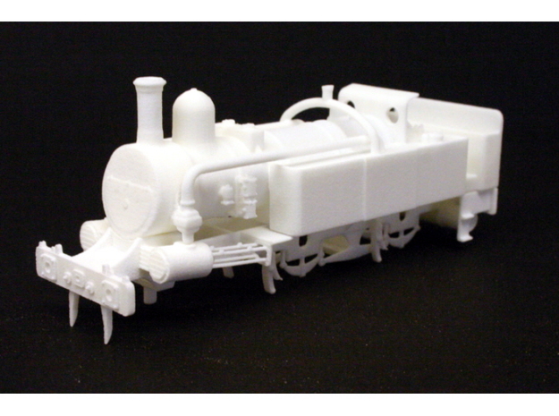 District Railway A Class in White Natural Versatile Plastic