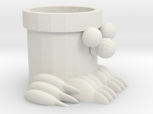 Marmot potted in White Natural Versatile Plastic
