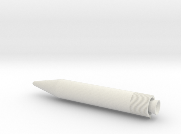 1/72 Scale Jupiter Missile in White Natural Versatile Plastic