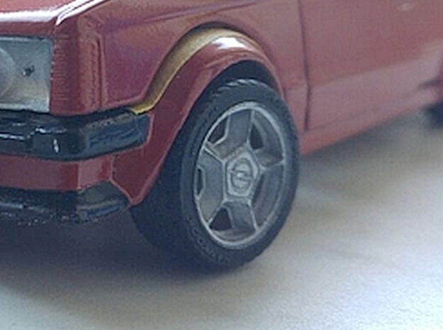 1/24 Hankook Style Tires in Tan Fine Detail Plastic