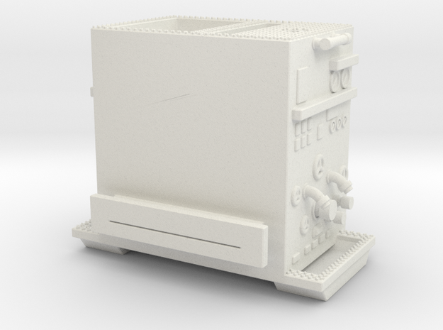 1/64 Philadelphia ALF Engine pump section in White Natural Versatile Plastic