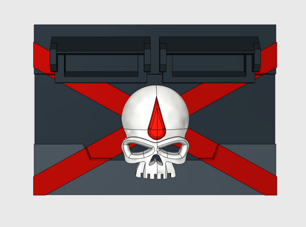 Death Team : Standard APC Frontplate in Tan Fine Detail Plastic