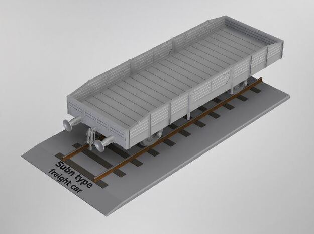 1/72nd scale Subn type freightcar
