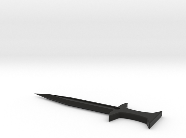 Spurs sword in Black Natural Versatile Plastic