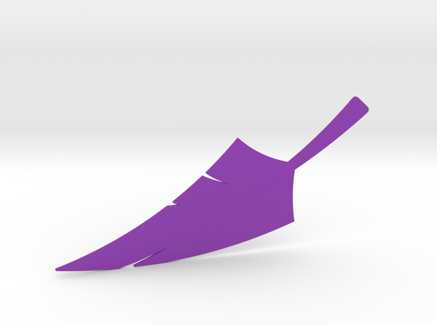 Xayah Feather Blade in Purple Processed Versatile Plastic