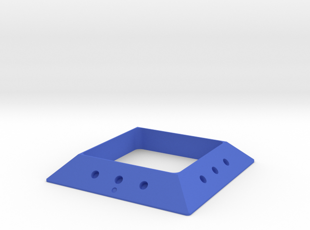 DIY Square magnetic joint GAMMA 30 (Positive) in Blue Processed Versatile Plastic