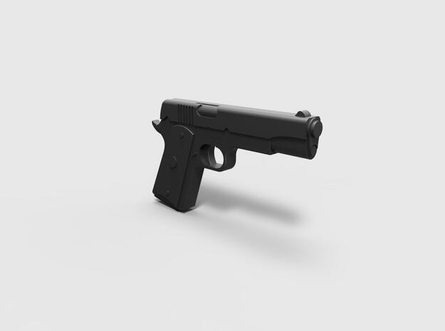 Colt M1911 1:18 scale in Tan Fine Detail Plastic