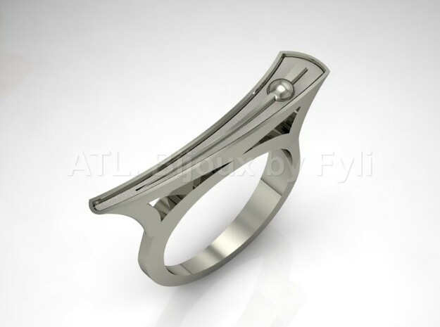 SZ 8 – Bent Tapered Bar Ring