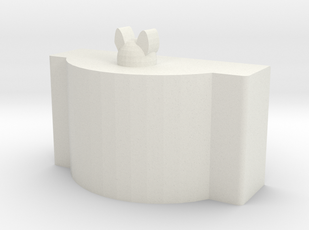 tissue paper holder 2 in White Natural Versatile Plastic
