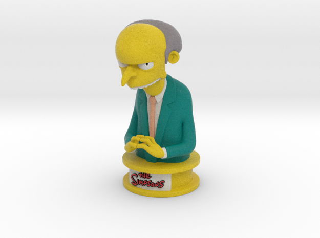 The Simpsons Mr Burns in Full Color Sandstone