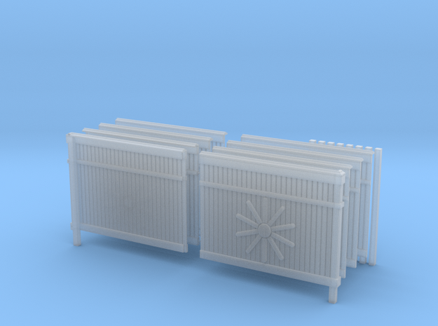 1/35 Scale Russian Fence Pack in Smooth Fine Detail Plastic
