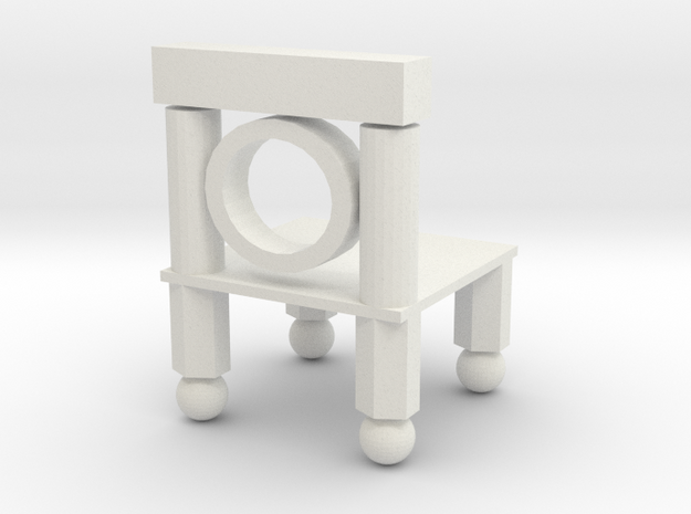 chair in White Natural Versatile Plastic: Medium