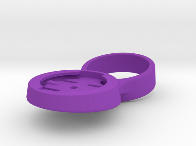 Garmin Stem Cap Mount 1-1/8" - 10deg in Purple Processed Versatile Plastic