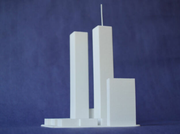 World Trade Center in White Natural Versatile Plastic