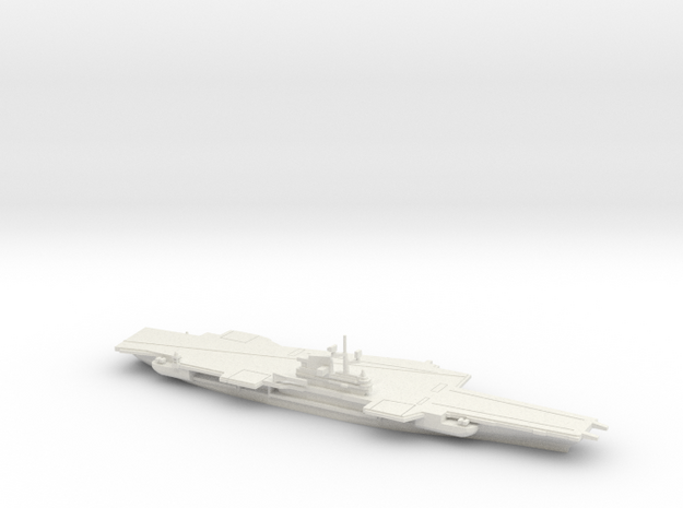 USS Coral Sea (CV-43), Final Layout, 1/2400 in White Natural Versatile Plastic