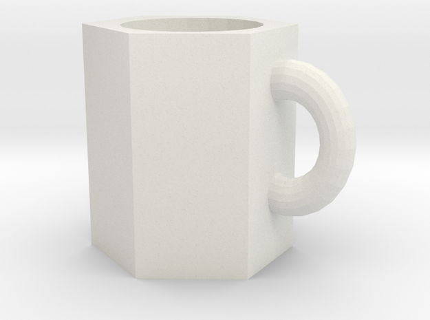 106102244Modeling cup in White Natural Versatile Plastic