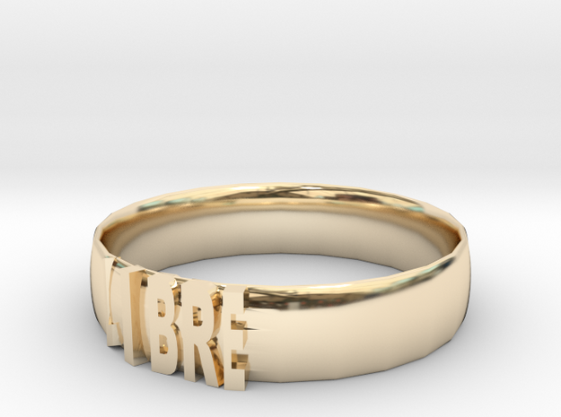 LIBRE Bracelets in 14k Gold Plated Brass