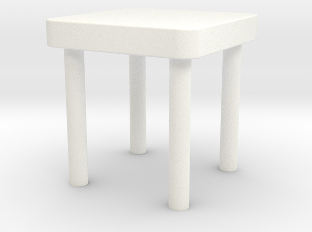 椅子.stl in White Processed Versatile Plastic