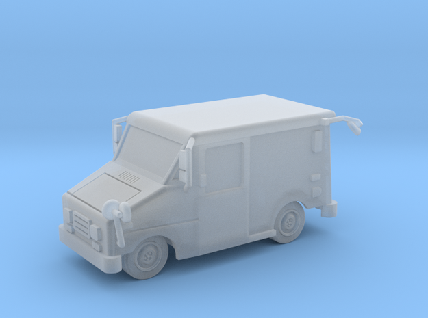 Mail Truck 1-87 HO Scale Filled Windows in Tan Fine Detail Plastic