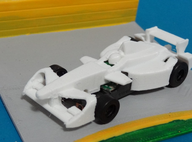 HO Formula E 2017 in White Natural Versatile Plastic