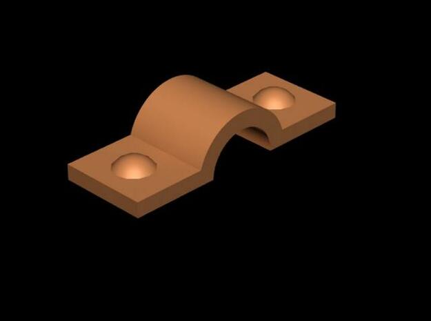 1:78 Trunnion brackets with bolts (220) in Tan Fine Detail Plastic