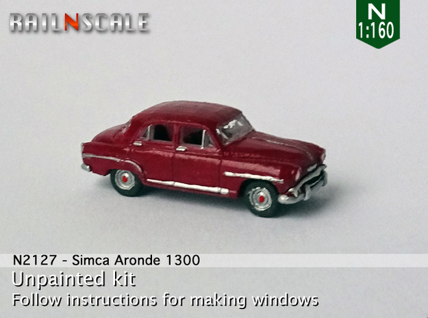 Simca Aronde 1300 (N 1:160) in Tan Fine Detail Plastic