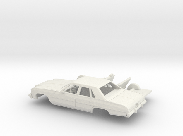1/24 1976 Chevrolet Impala Sedan Kit in White Natural Versatile Plastic