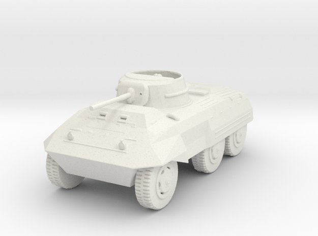 1/18 Scale M8 Greyhound Scout Car in White Natural Versatile Plastic