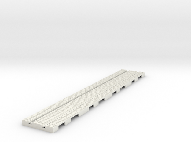 p-12stw-long-straight-1a in White Natural Versatile Plastic